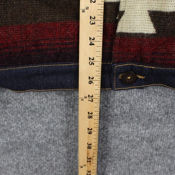 Remu Apparel Jacket Men Small Peguche Wool Aztec Geometric Warm Cozy Western - Picture 13 of 15